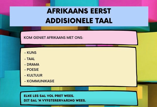 Carter High School Afrikaans